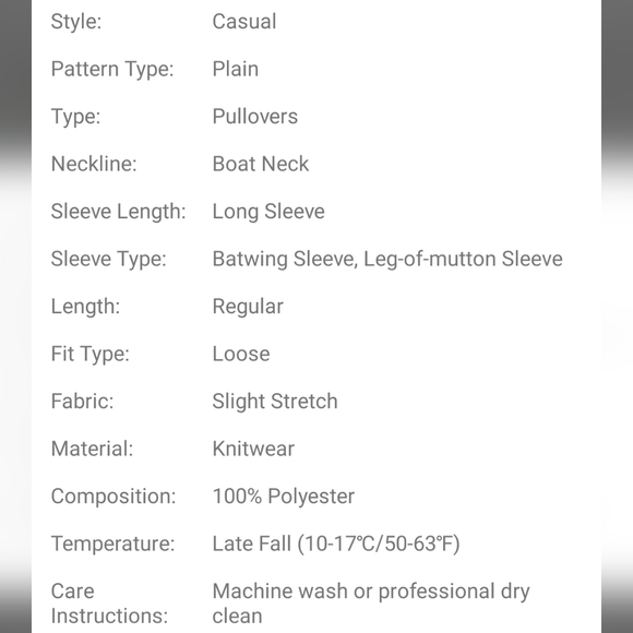 Boat neck or off shoulder sweater 🤎 - Picture 6 of 15